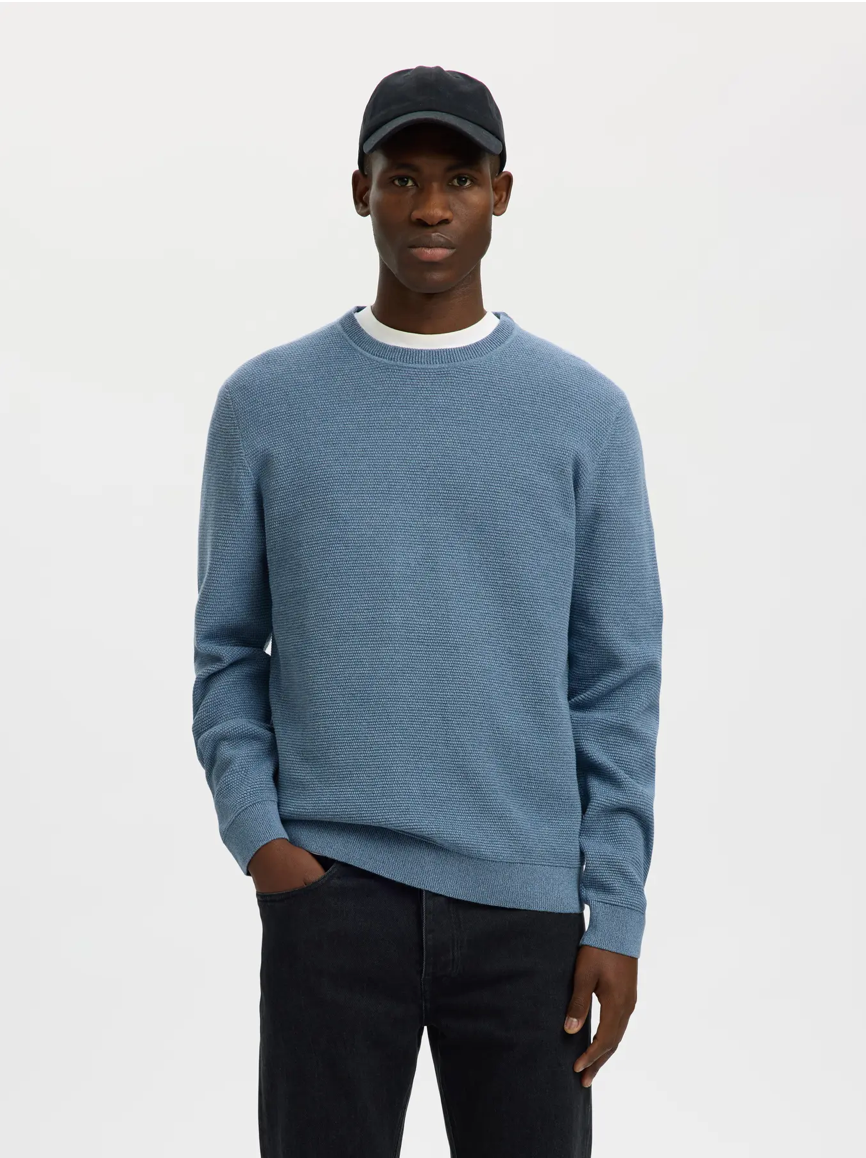 SELECTED STRIK - ROSS - BLÅ