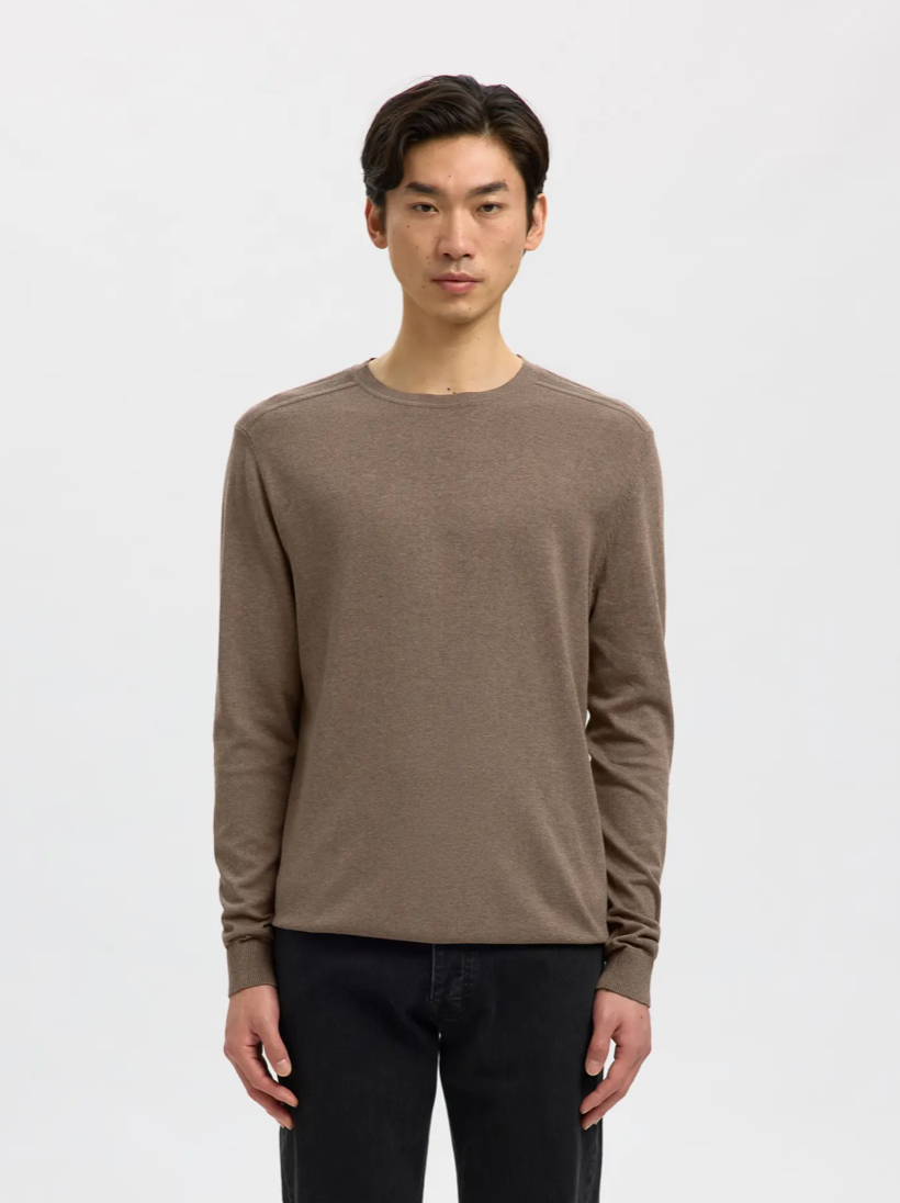 SELECTED STRIK BERG - BEIGE BRUN