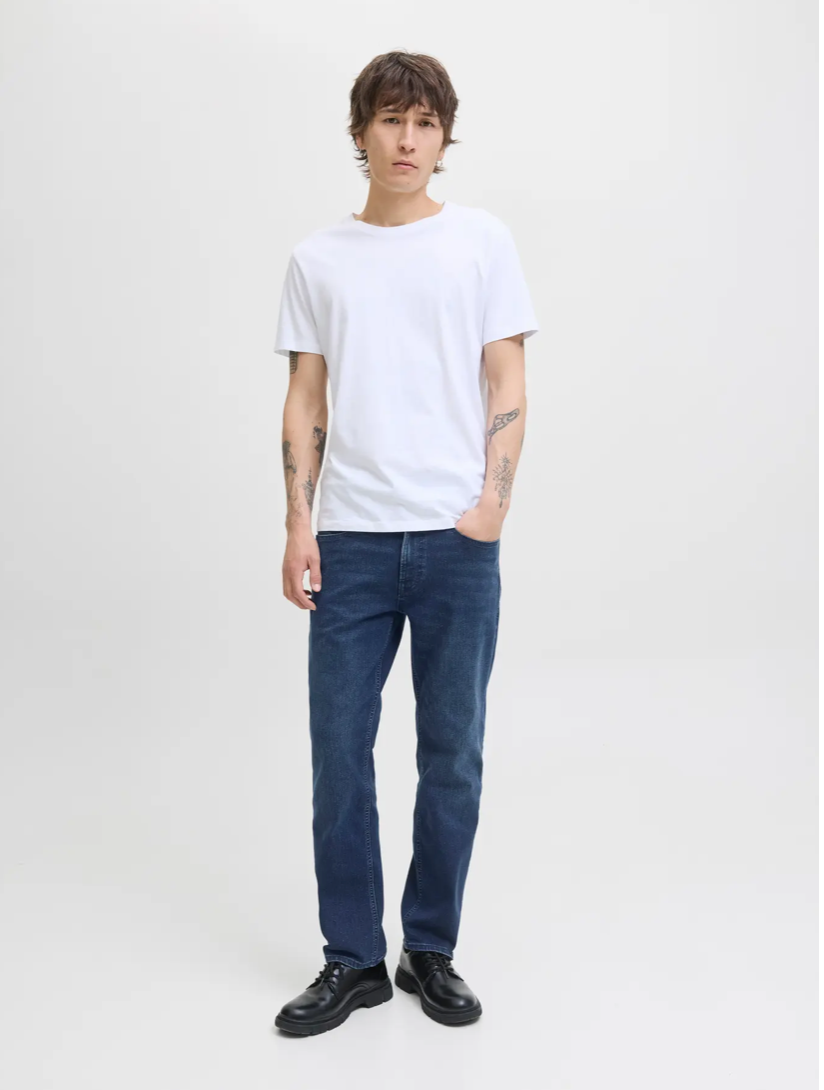 JACK&JONES JEANS - CLARK - MØRK BLÅ