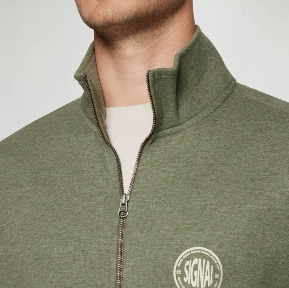 SIGNAL SWEAT - MATTS - GRØN
