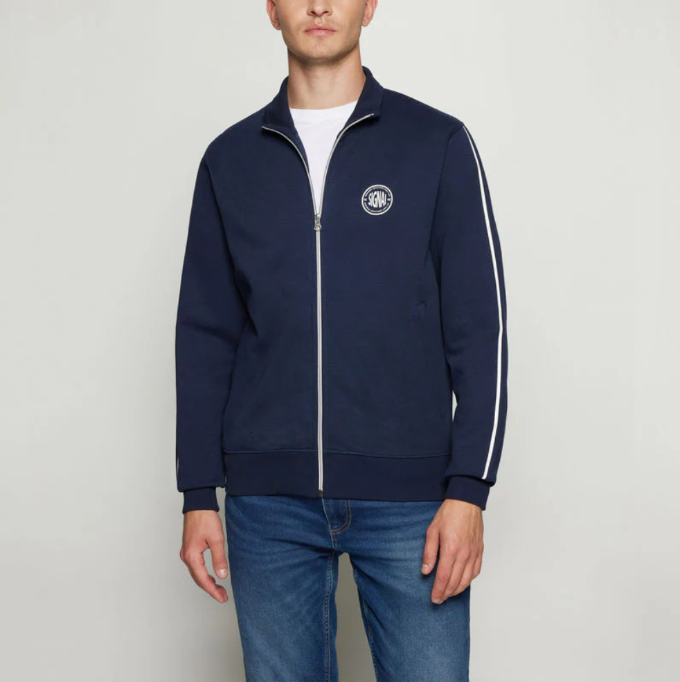 SIGNAL SWEAT - MATTS - MØRKBLÅ