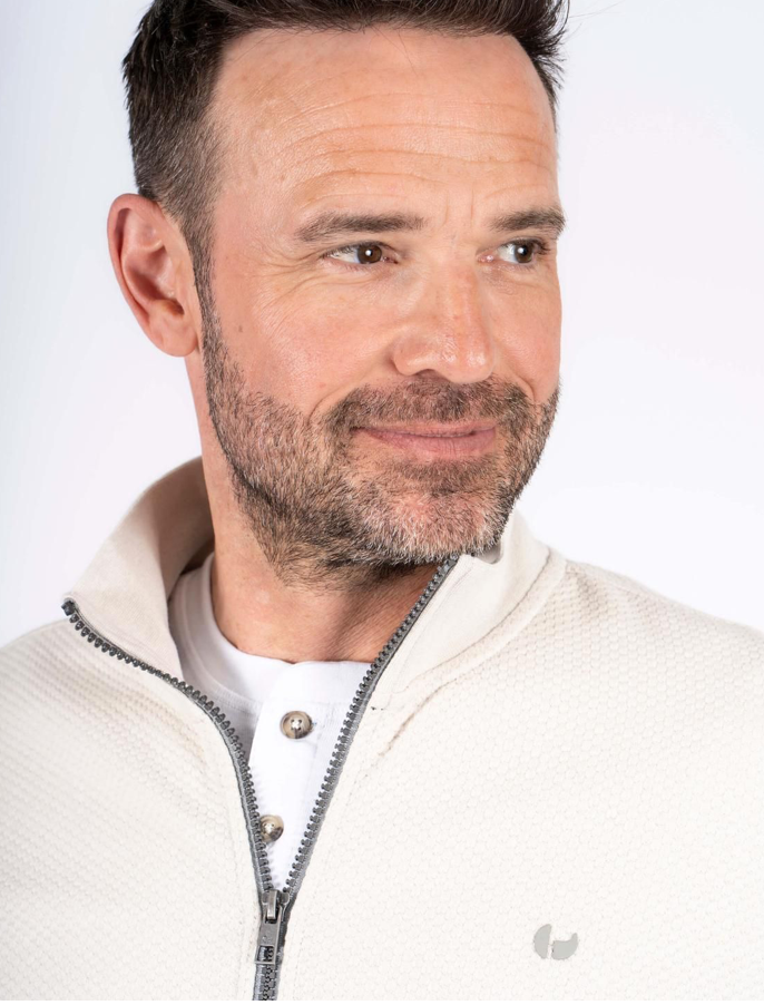 PREEND SWEAT JAKKE - HVID