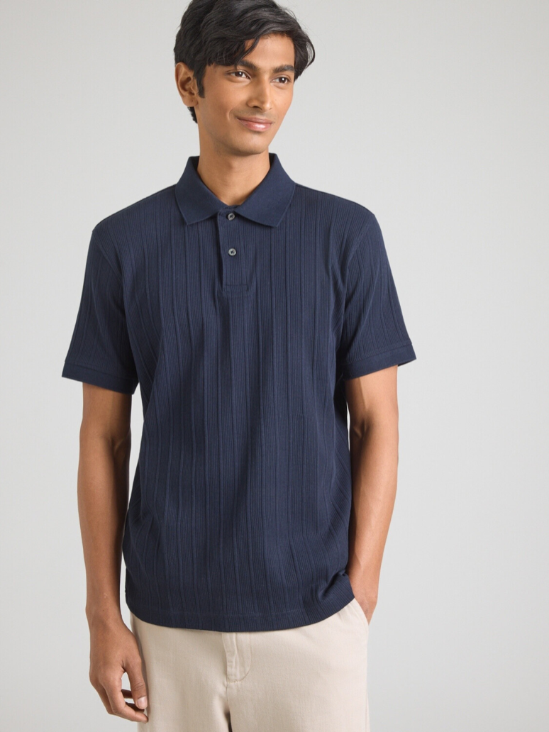 SELECTED POLO - COLE - BLÅ