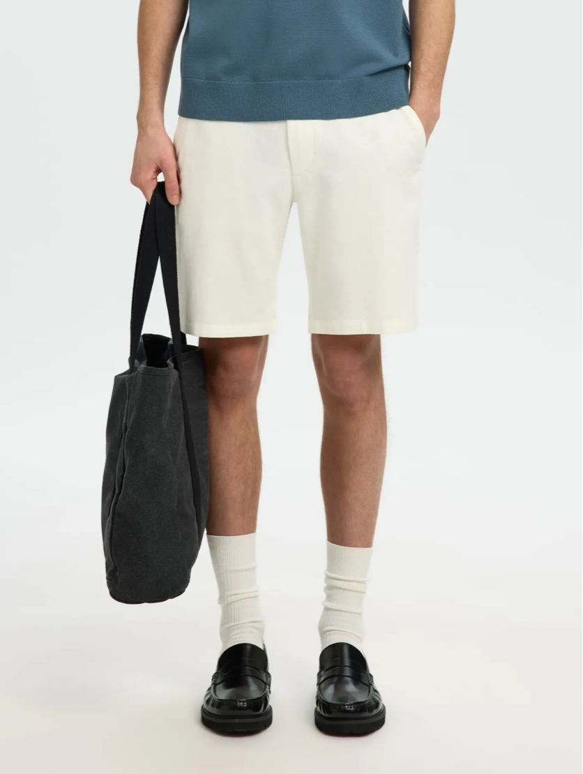 SELECTED SHORTS HØR - HVID