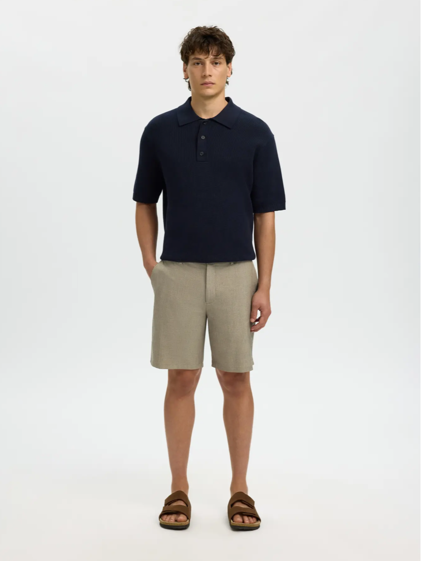 SELECTED SHORTS ROBERT - BEIGE