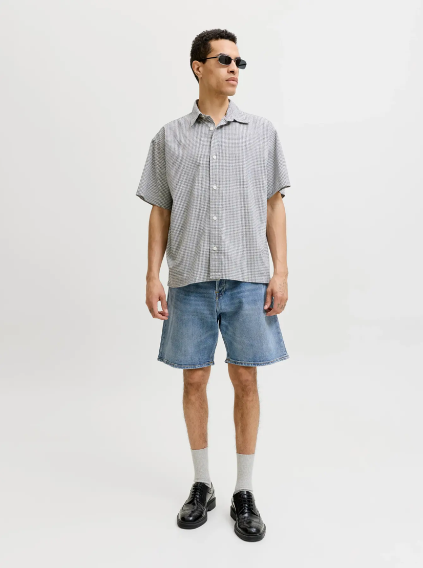 JACK&JONES SHORTS DENIM - BLÅ