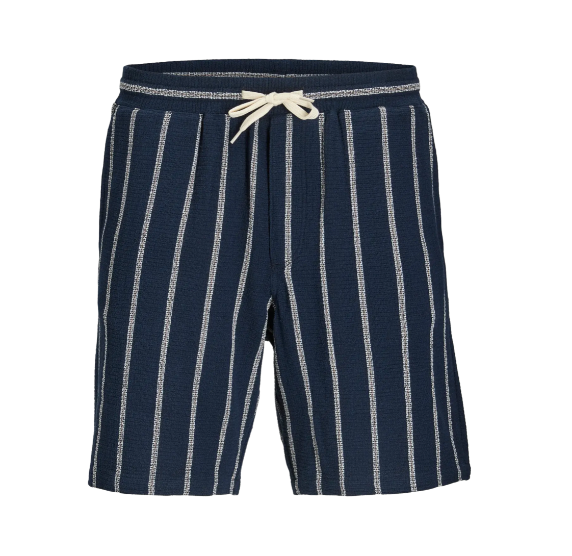 JACK&JONES SHORTS - BLÅ STRIB