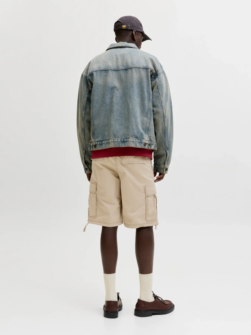 JACK&JONES CARGO SHORTS - BEIGE