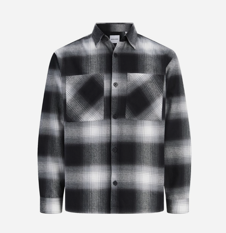 JUNIOR OVERSHIRT - GRÅ