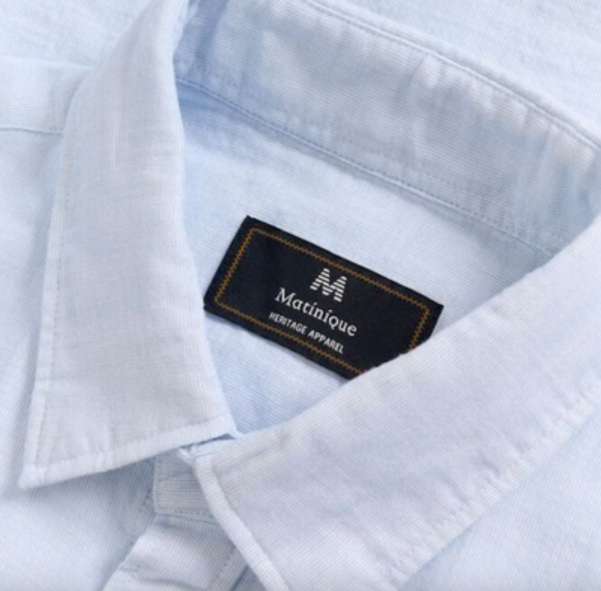 MATINIQUE SKJORTE - CHRISTALDO - BLÅ